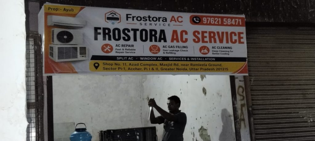 frostora ac service shop store front
